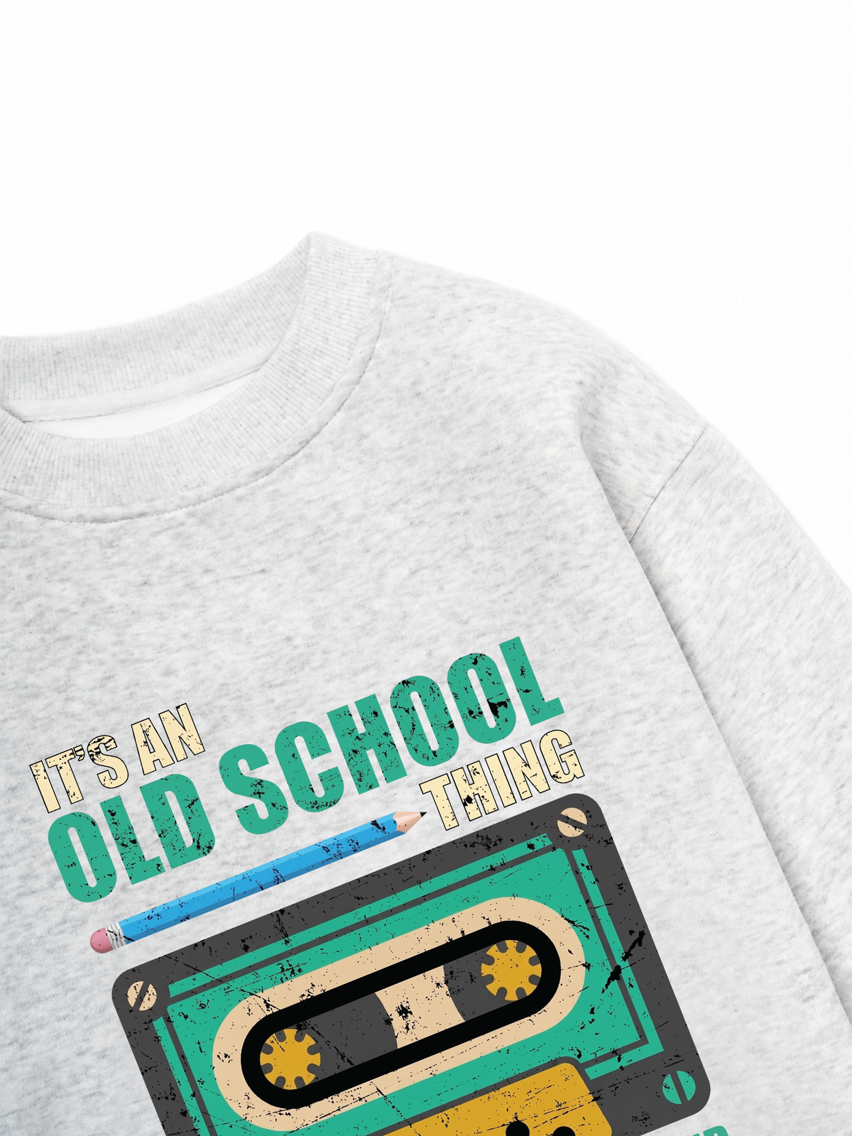 Áo Sweater Nỉ Hai Da Its An Old School