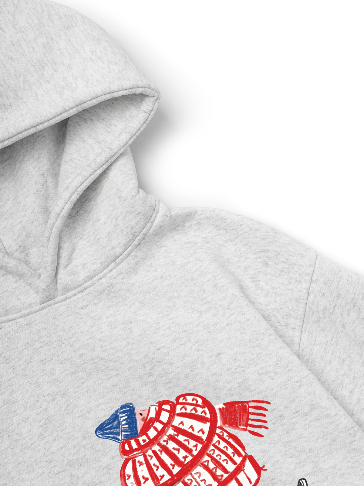 Áo Hoodie Nỉ Hai Da Wrapped Up