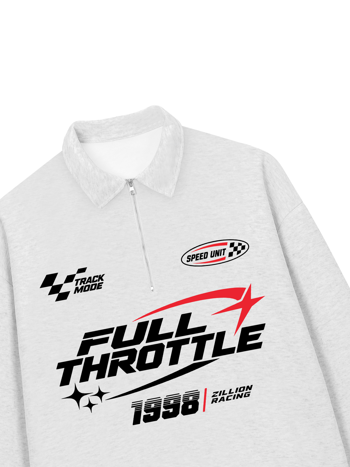 Áo Sweater Polo Nỉ Hai Da Full Throttle