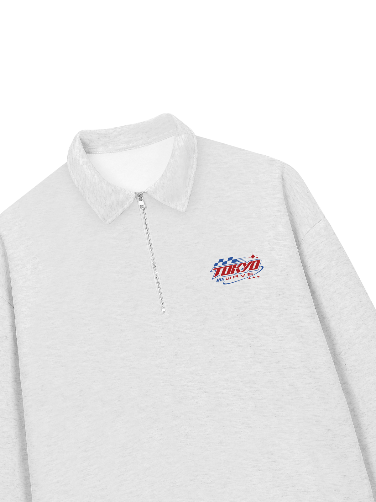 Áo Sweater Polo Nỉ Hai Da Tokyo Wave
