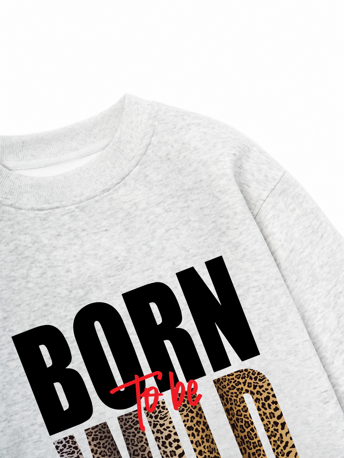 Áo Sweater Nỉ Hai Da Born To Be Wild