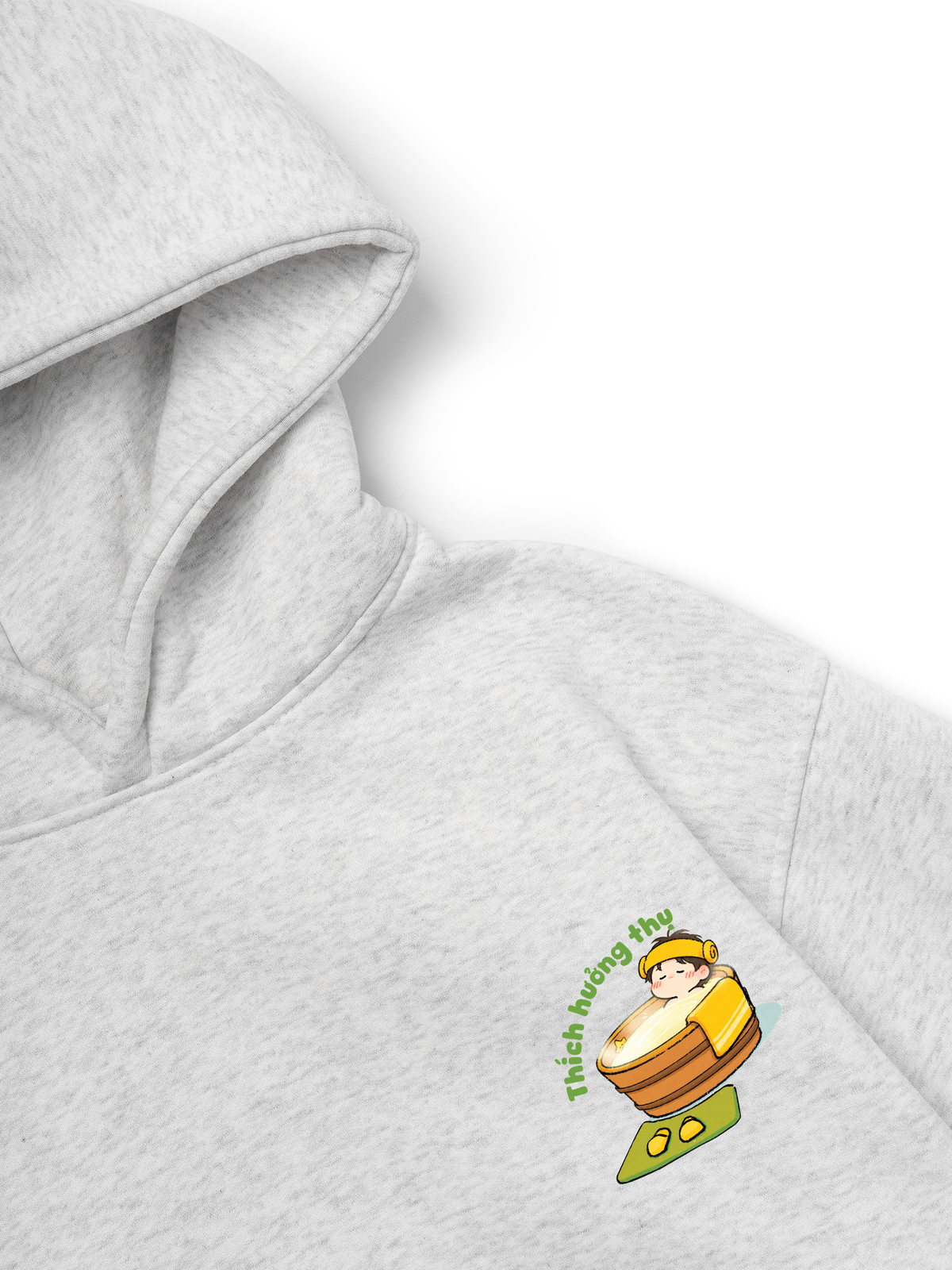Áo Hoodie Nỉ Hai Da Thích Hưởng Thụ