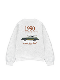 Áo Sweater Nỉ Hai Da Car Feel The Road