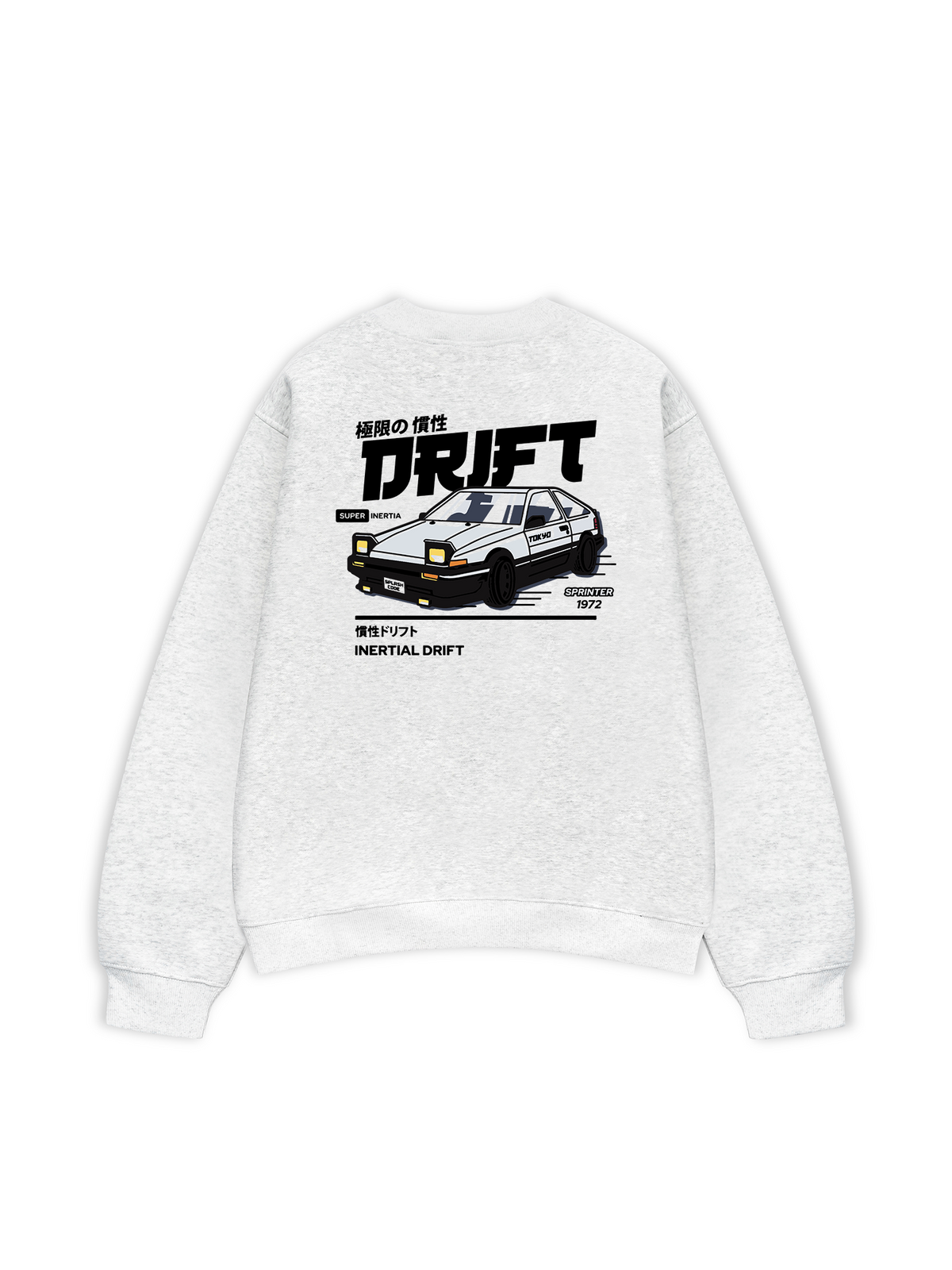 Áo Sweater Nỉ Hai Da Car Drift