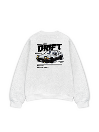 Áo Sweater Nỉ Hai Da Car Drift
