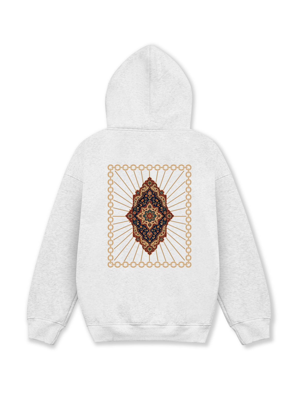 Áo Hoodie Nỉ Hai Da Persian Pattern