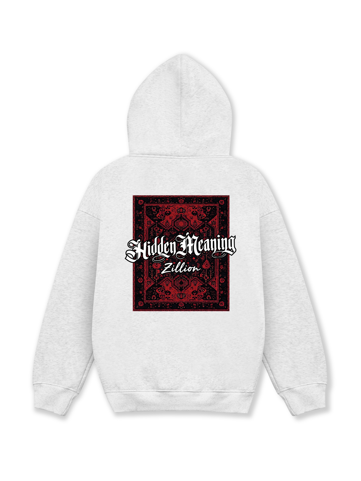Áo Hoodie Nỉ Hai Da Hidden Meaning Red Rug