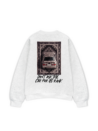 Áo Sweater Nỉ Hai Da Don't Ask The Car For Its Rank