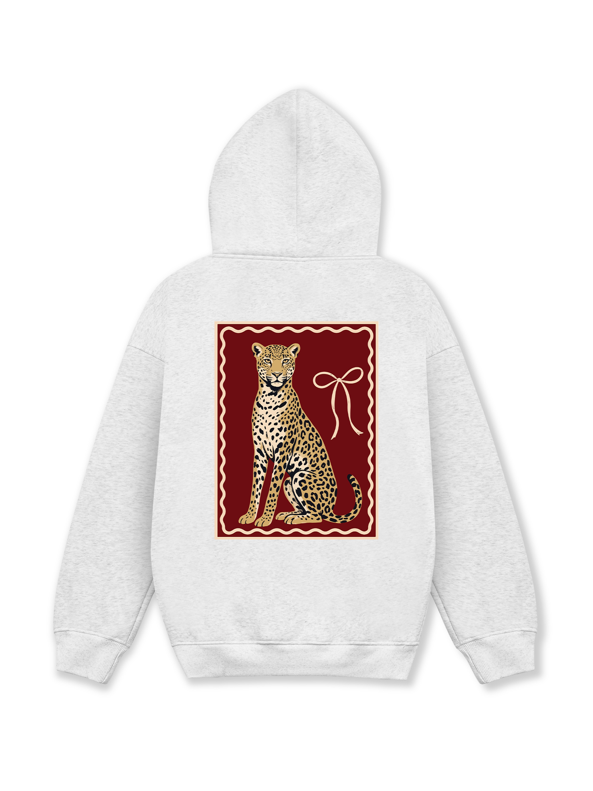 Áo Hoodie Nỉ Hai Da Sitting Leopard