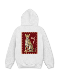 Áo Hoodie Nỉ Hai Da Sitting Leopard