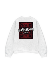 Áo Sweater Nỉ Hai Da Hidden Meaning Red Rug