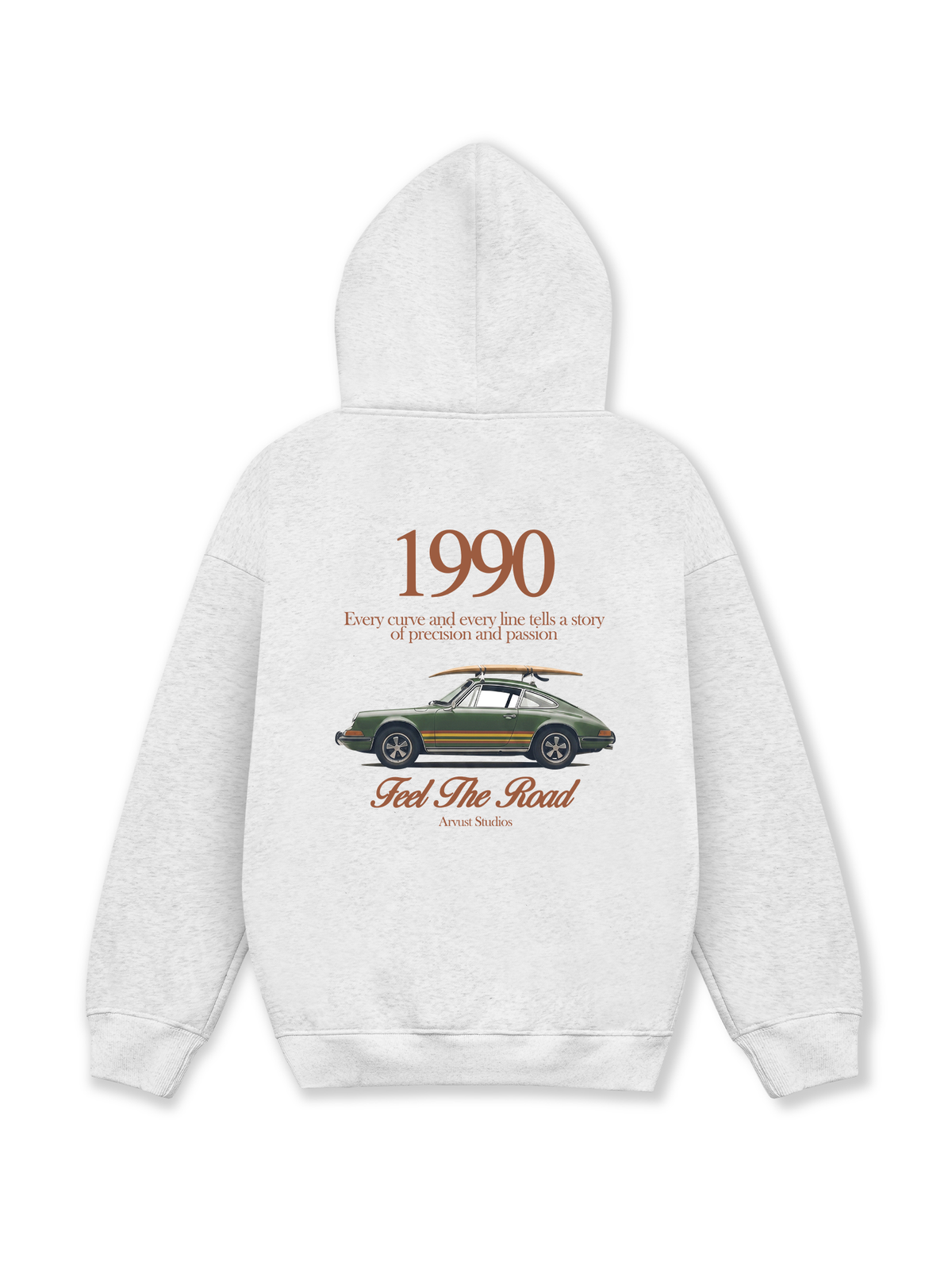 Áo Hoodie Nỉ Hai Da Car Feel The Road