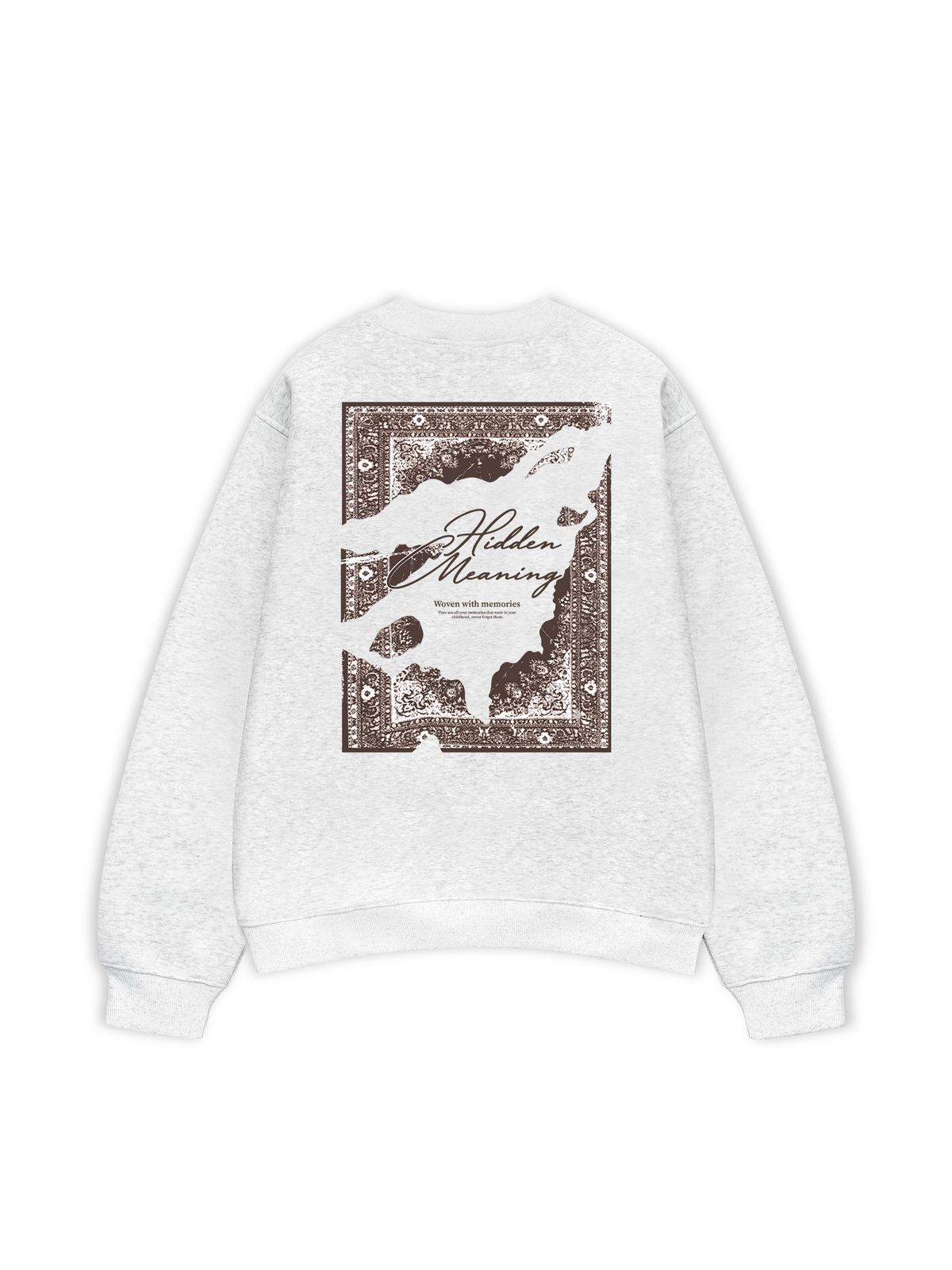 Áo Sweater Nỉ Hai Da Hidden Meaning