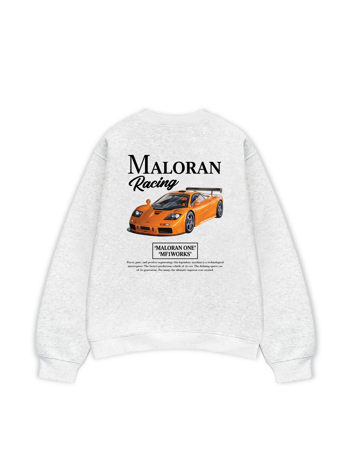 Áo Sweater Nỉ Hai Da Car Maloran Racing