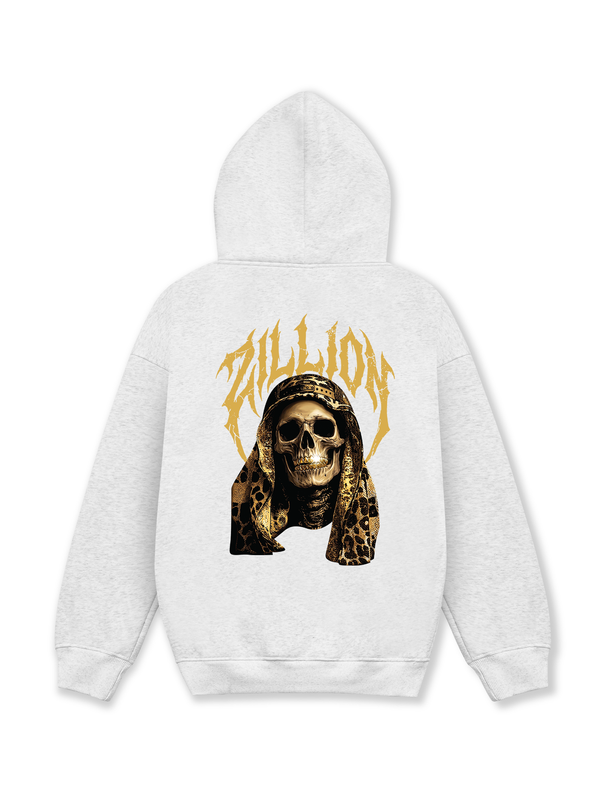 Áo Hoodie Nỉ Hai Da Golden Skull