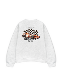Áo Sweater Nỉ Hai Da Car Born To Risk Win