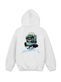 Áo Hoodie Nỉ Hai Da Skull Cosmonaut