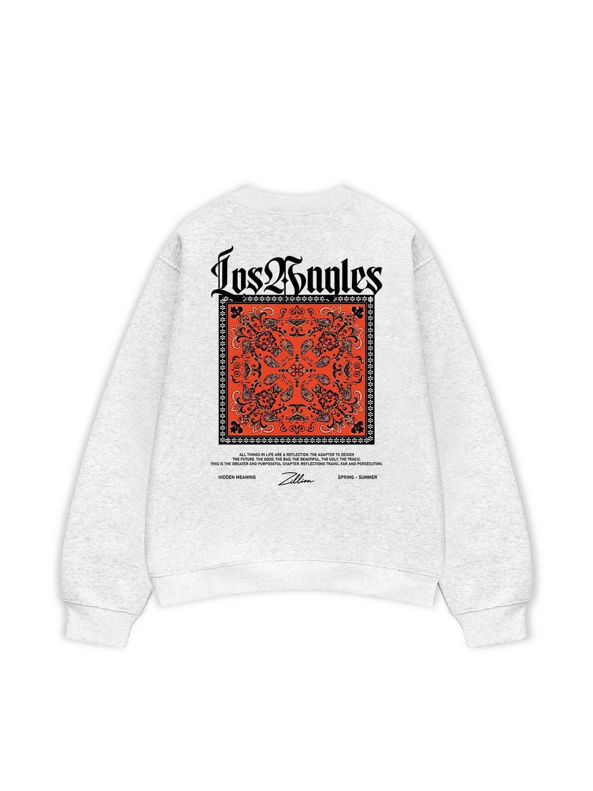 Áo Sweater Nỉ Hai Da Los Angeles