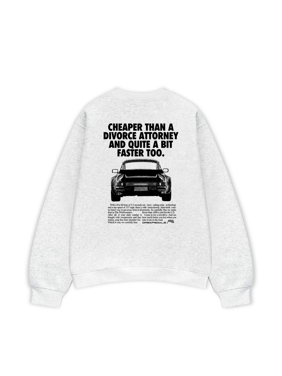 Áo Sweater Nỉ Hai Da Car Drei Pedale