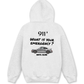 Áo Hoodie Nỉ Hai Da Car What Is Your Emergency