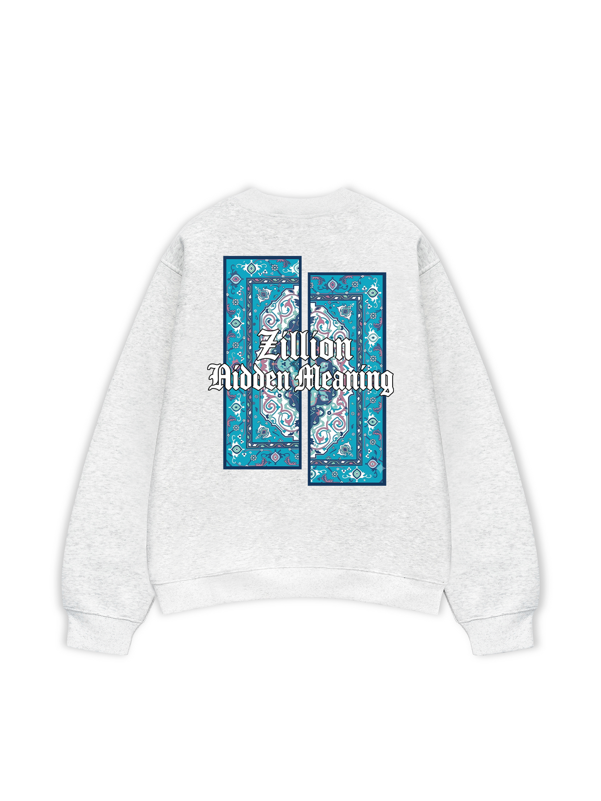 Áo Sweater Nỉ Hai Da Zillion Blue Rug