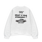 Áo Sweater Nỉ Hai Da Car What Is Your Emergency