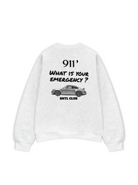 Áo Sweater Nỉ Hai Da Car What Is Your Emergency
