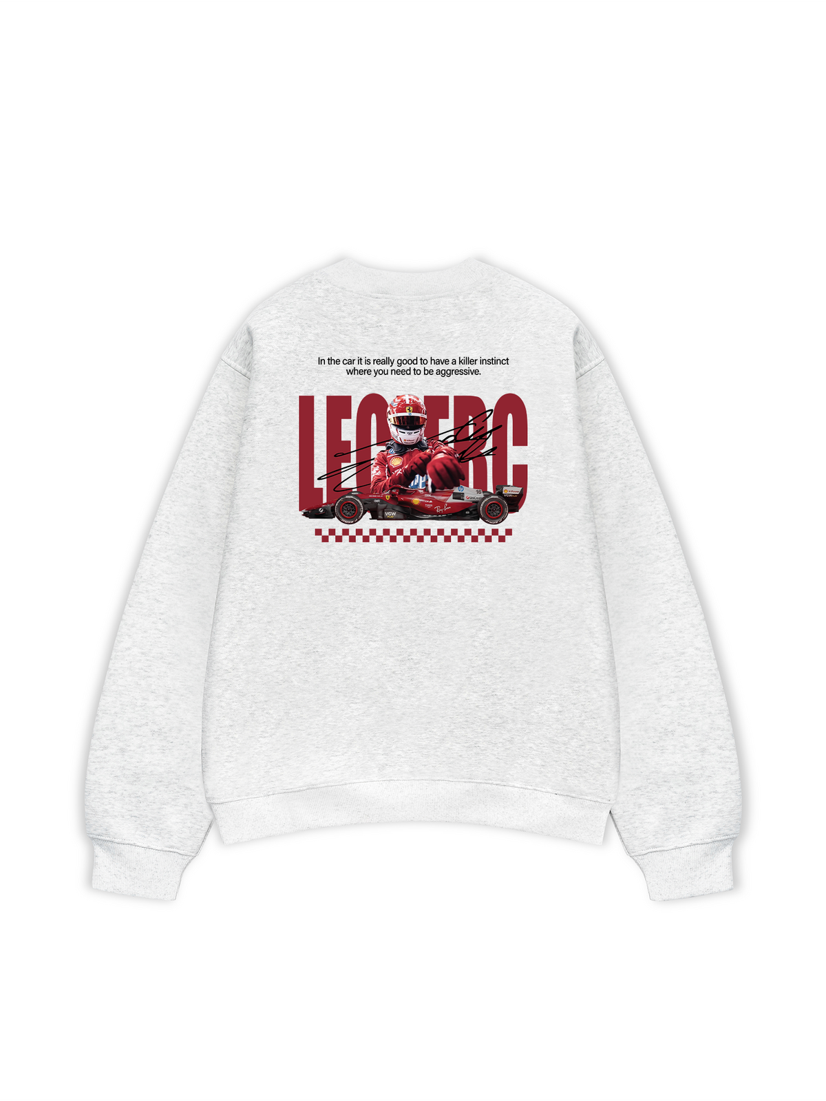 Áo Sweater Nỉ Hai Da Car Leclerc