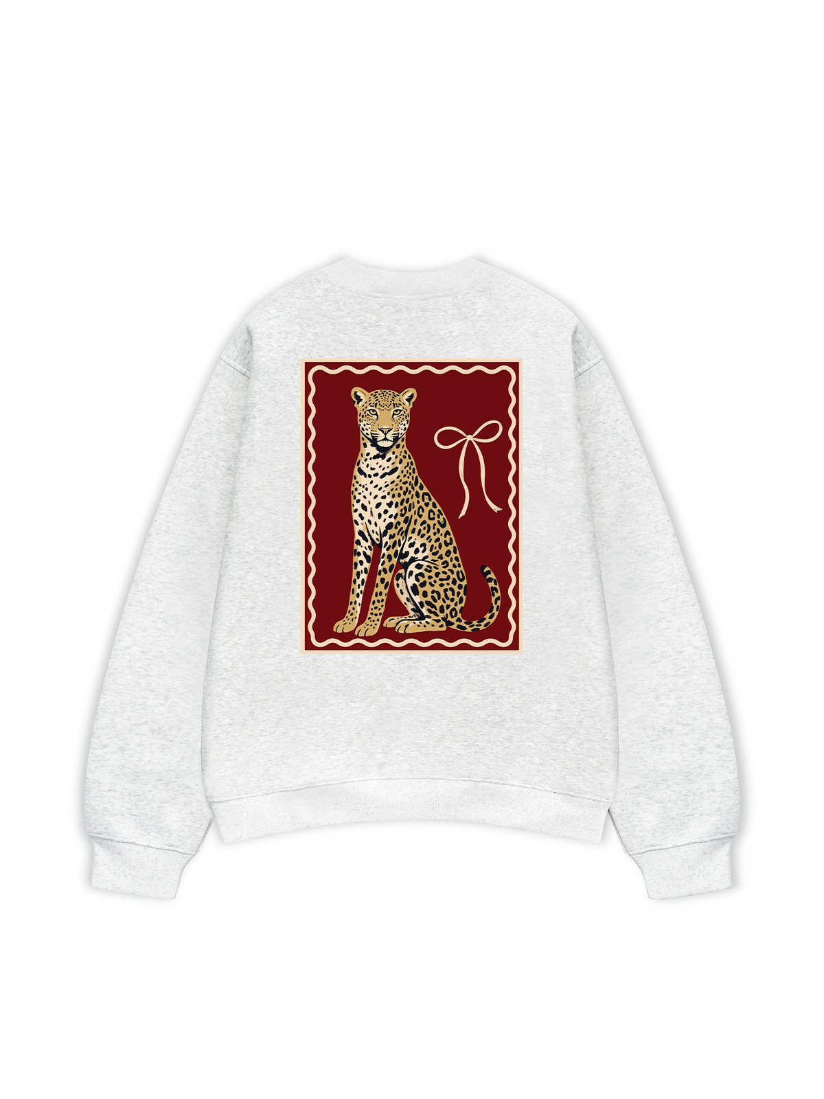 Áo Sweater Nỉ Hai Da Sitting Leopard