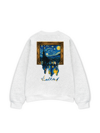 Áo Sweater Nỉ Hai Da Vincent
