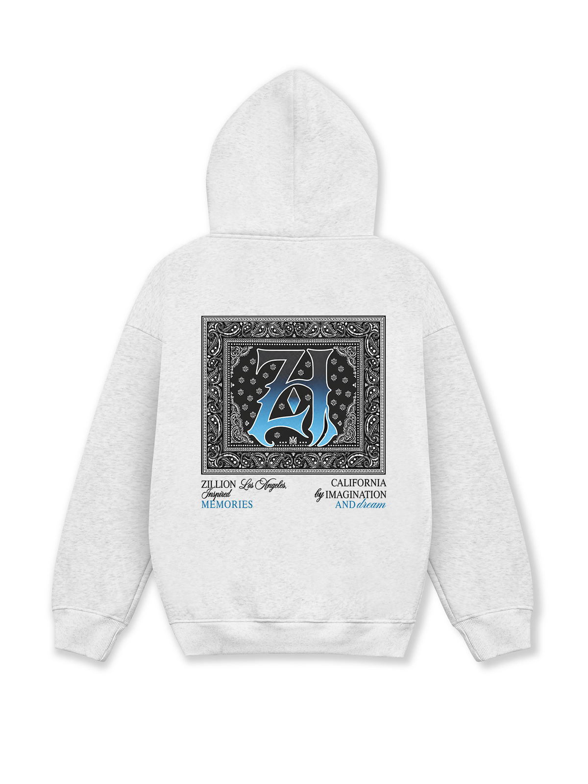 Áo Hoodie Nỉ Hai Da Hidden Meaning Zillion Black Blue Bandana
