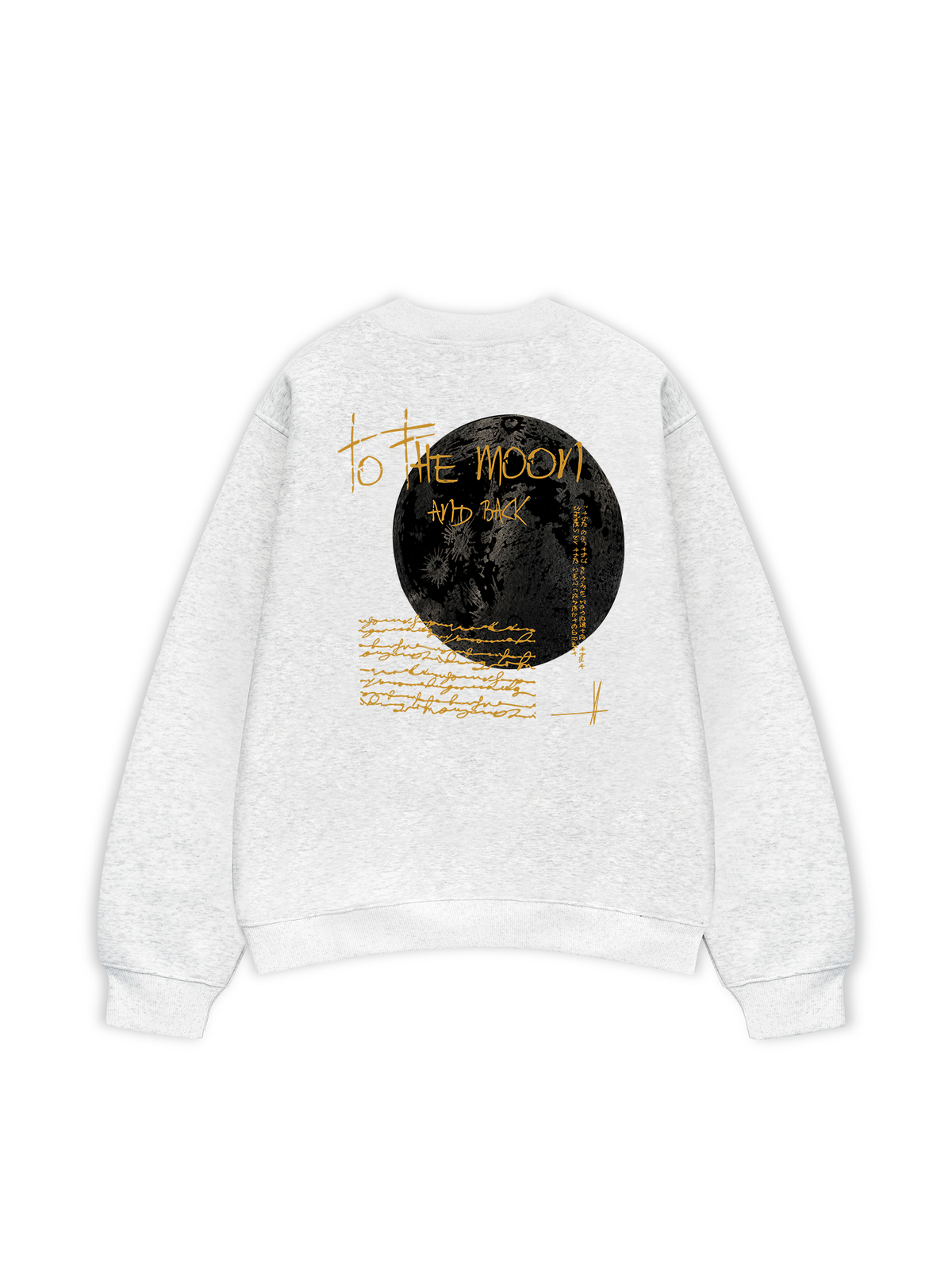 Áo Sweater Nỉ Hai Da  To The Moon