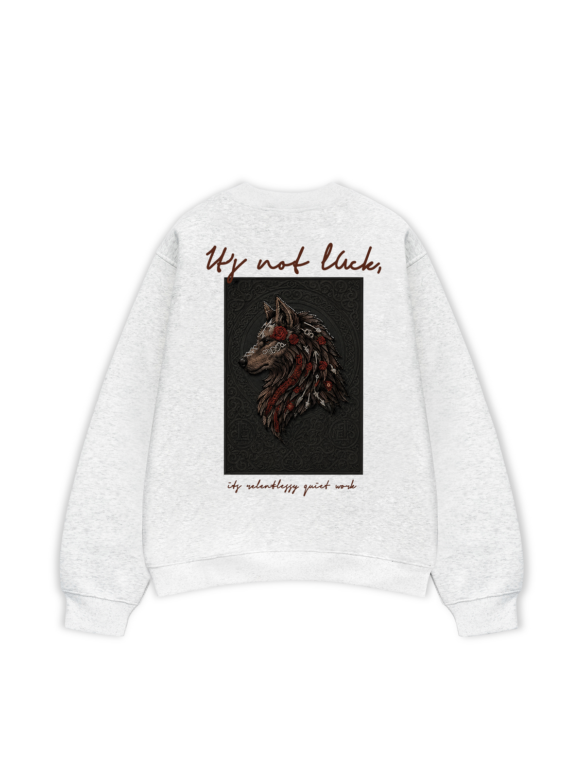 Áo Sweater Nỉ Hai Da Wolf