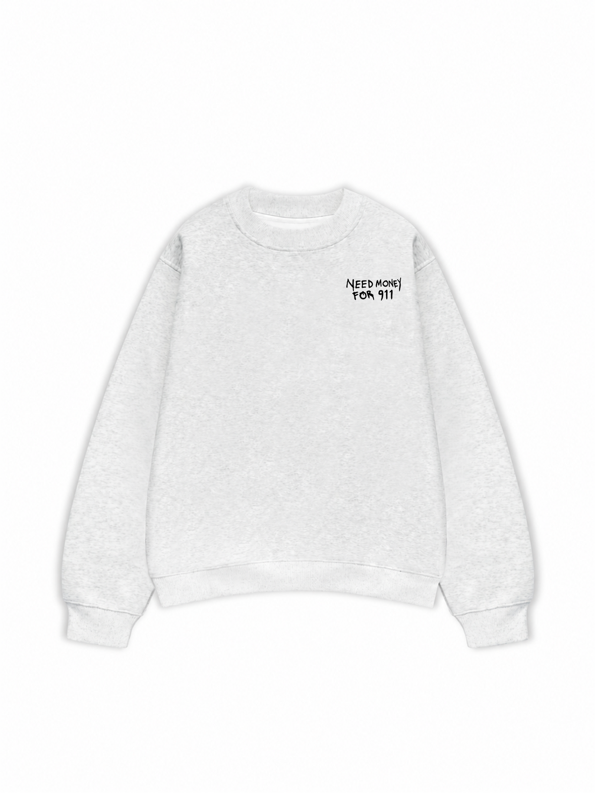 Áo Sweater Nỉ Hai Da Need Money For 911