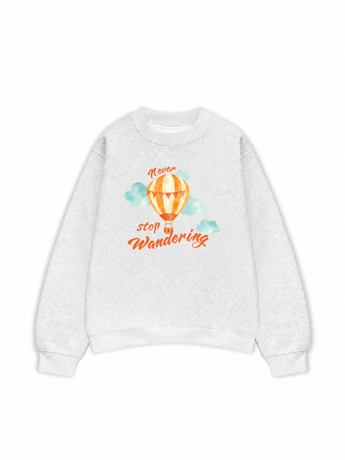 Áo Sweater Nỉ Hai Da Never Stop Wandering