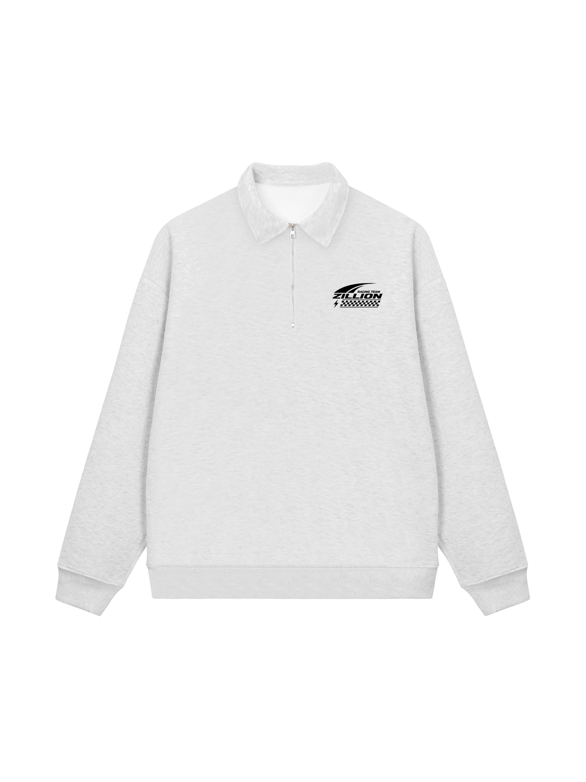 Áo Sweater Polo Nỉ Hai Da Racing Team Zillion