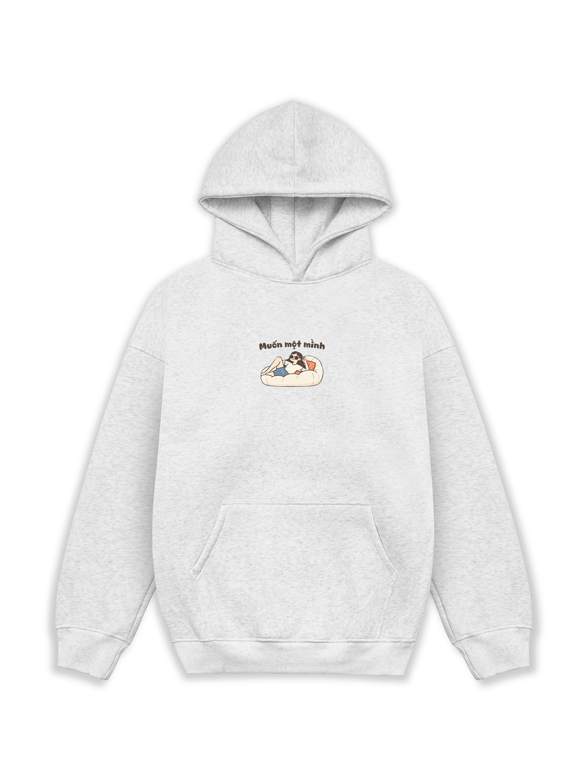 Áo Hoodie Nỉ Hai Da Muốn Một Mình