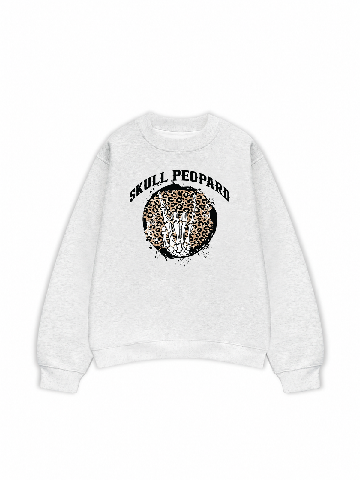 Áo Sweater Nỉ Hai Da Skull Leopard