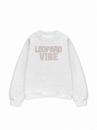 Áo Sweater Nỉ Hai Da Leopard Vibe