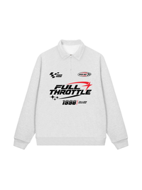 Áo Sweater Polo Nỉ Hai Da Full Throttle