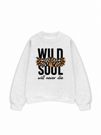 Áo Sweater Nỉ Hai Da Wild Soul Will Never Die