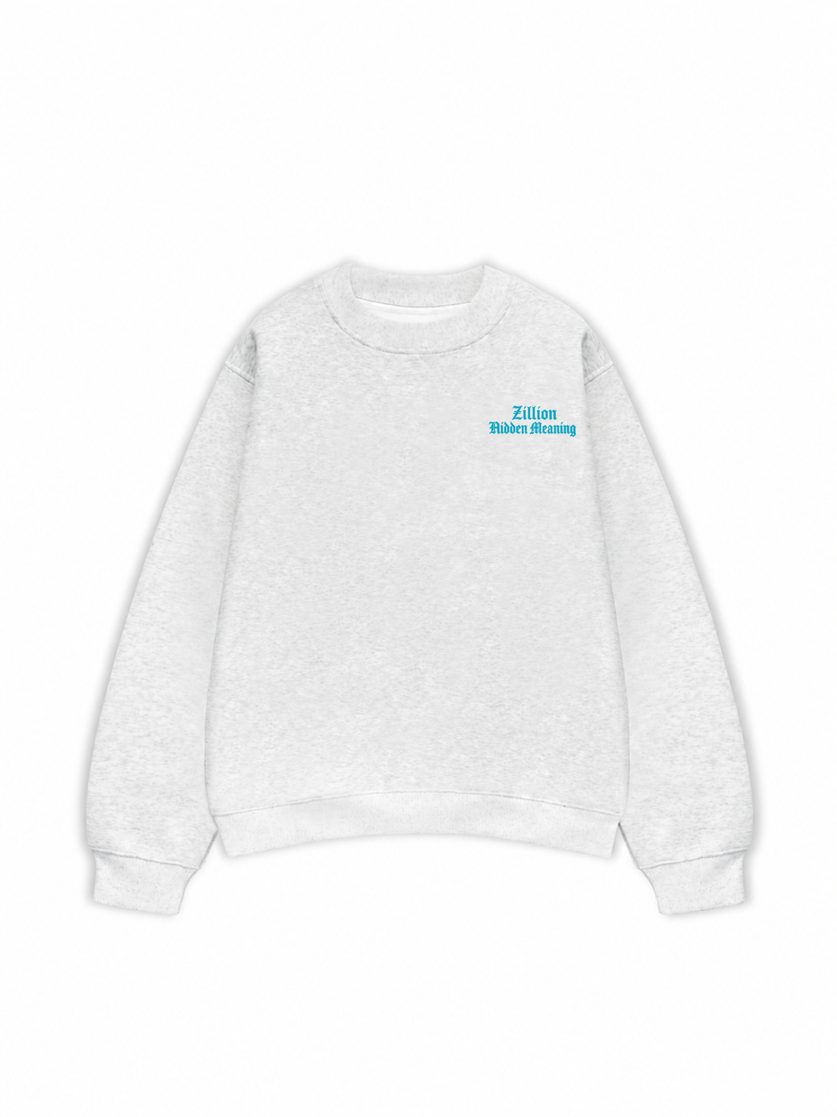 Áo Sweater Nỉ Hai Da Zillion Blue Rug
