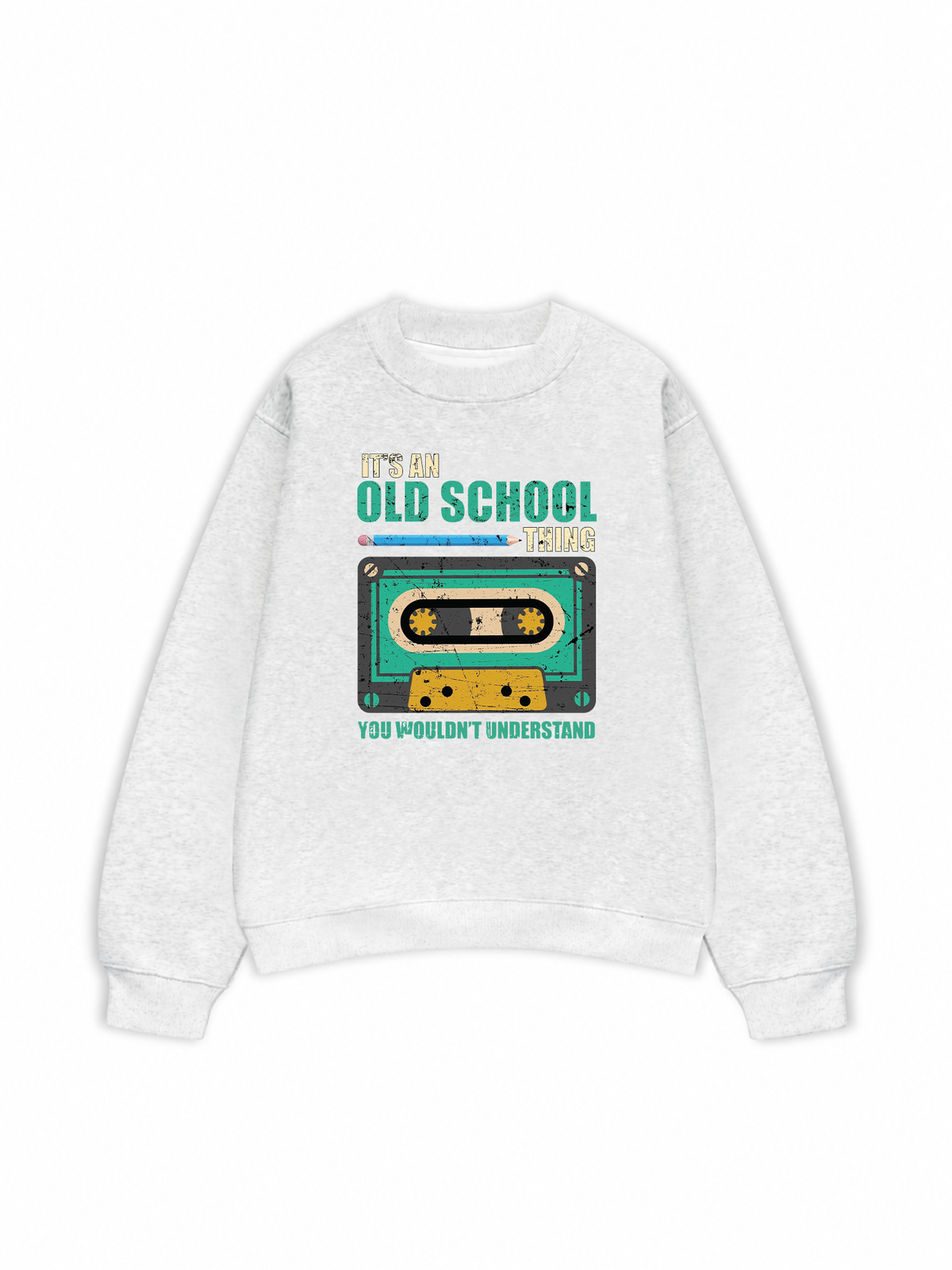 Áo Sweater Nỉ Hai Da Its An Old School