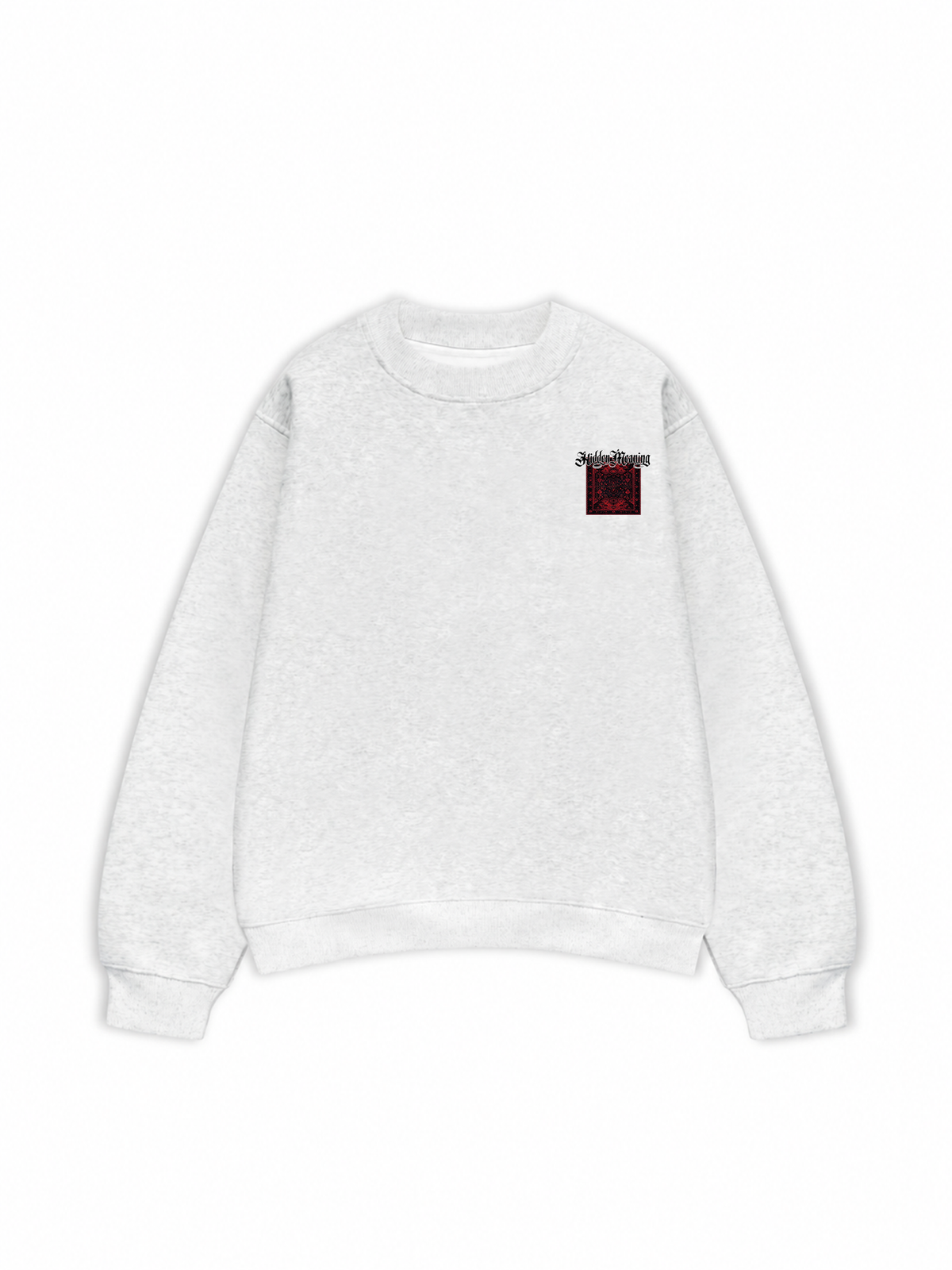 Áo Sweater Nỉ Hai Da Hidden Meaning Red Rug