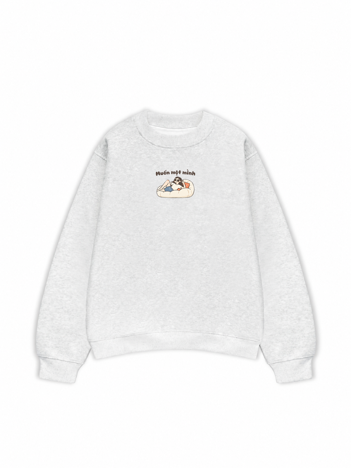 Áo Sweater Nỉ Hai Da Muốn Một Mình