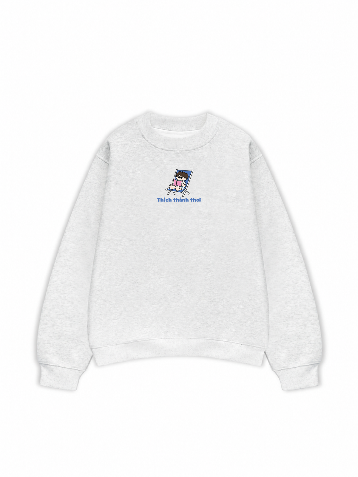 Áo Sweater Nỉ Hai Da Thích Thảnh Thơi