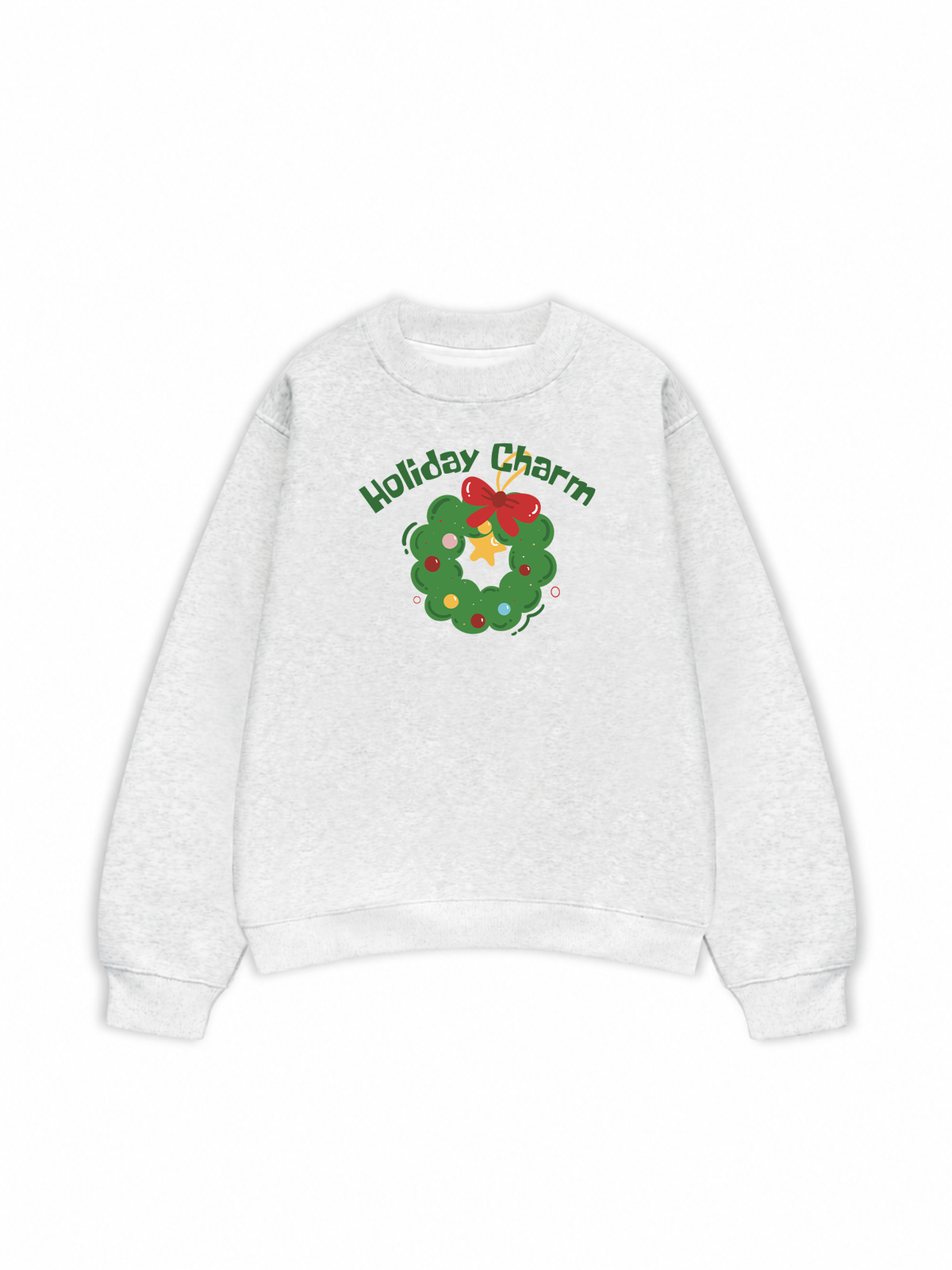 Áo Sweater Nỉ Hai Da Holiday Charm