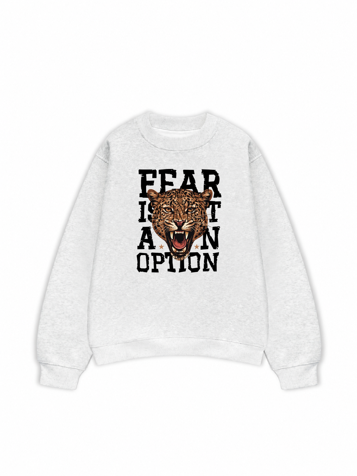 Áo Sweater Nỉ Hai Da Fear Is Not An Option