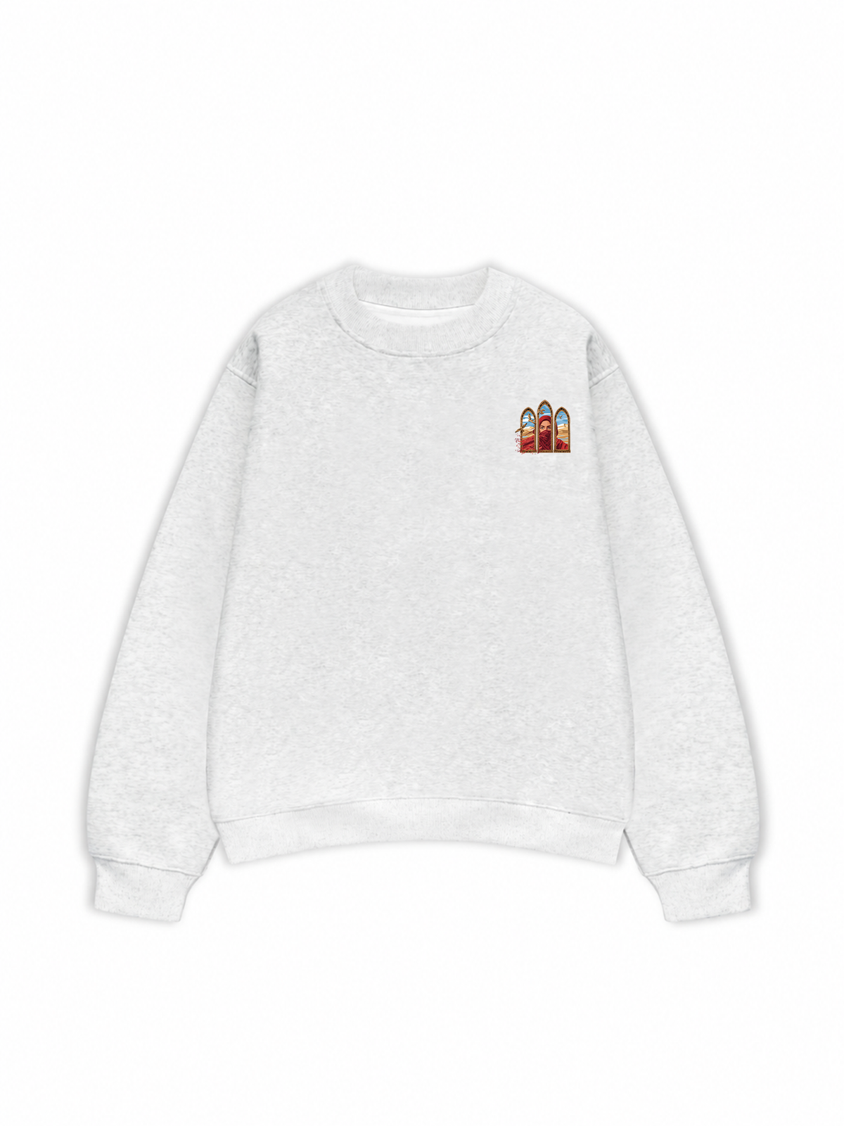 Áo Sweater Nỉ Hai Da Desert Gaze