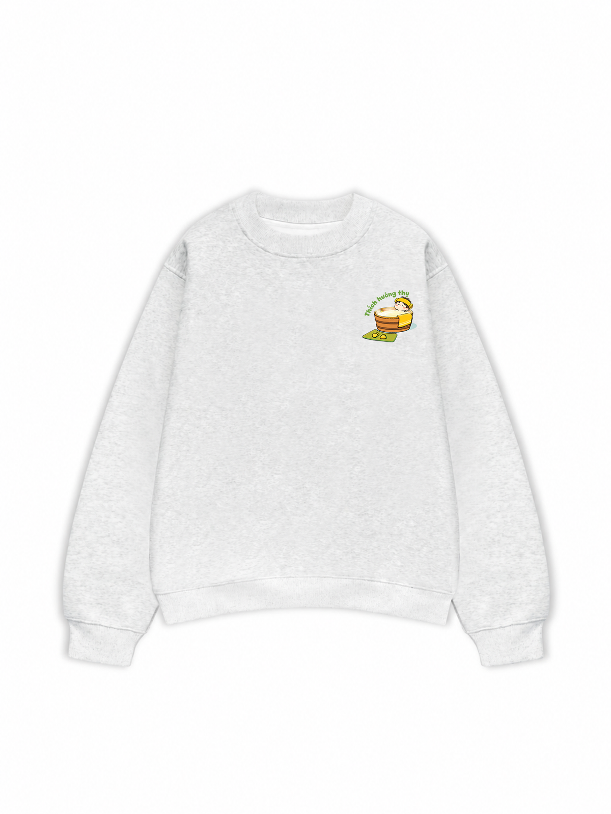 Áo Sweater Nỉ Hai Da Thích Hưởng Thụ